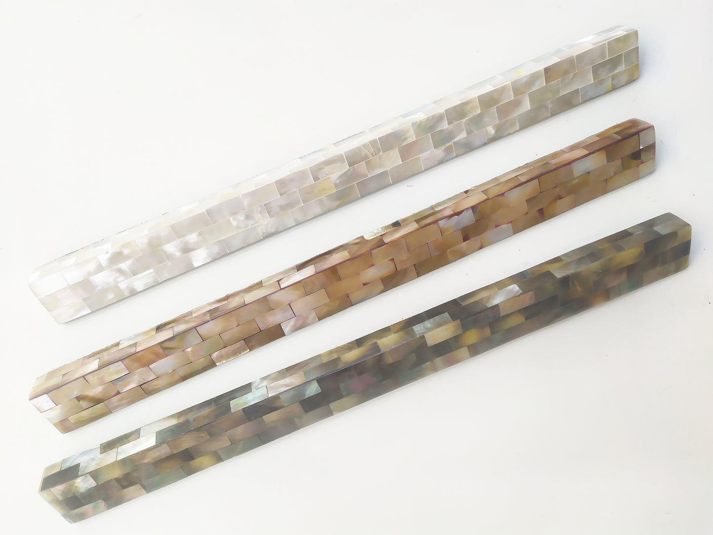 Mother of Pearl Big Streamline Pull , Jumbo Streamline Pearl Cabinet Handle