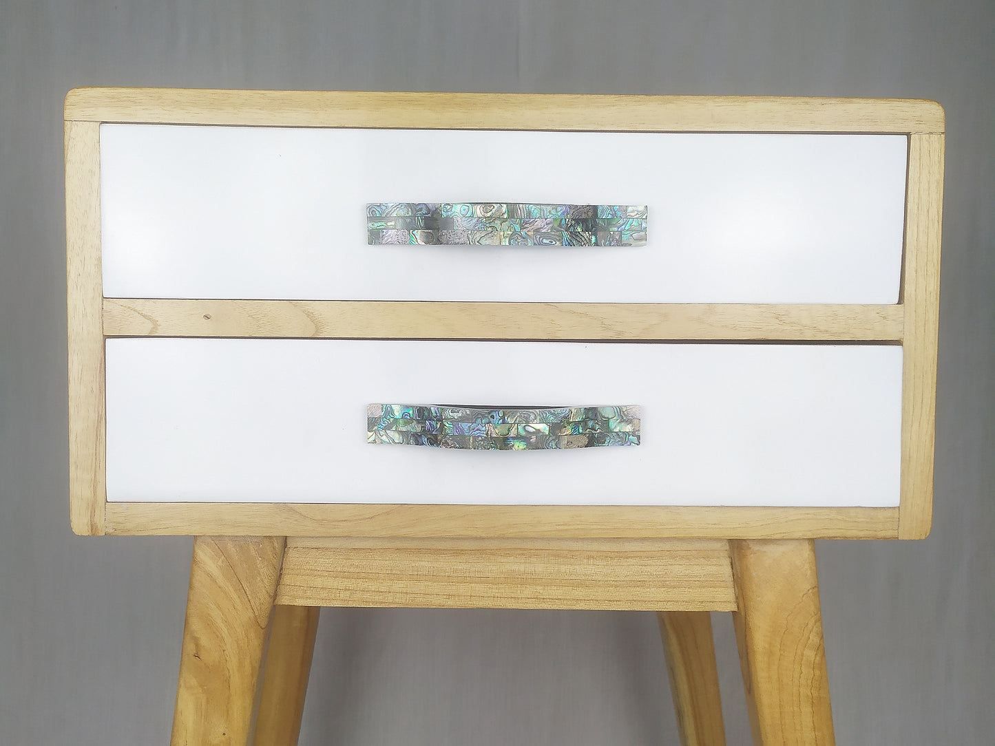 Abalone Bow Pull - Rare Pearl Cabinet Bridge Handle