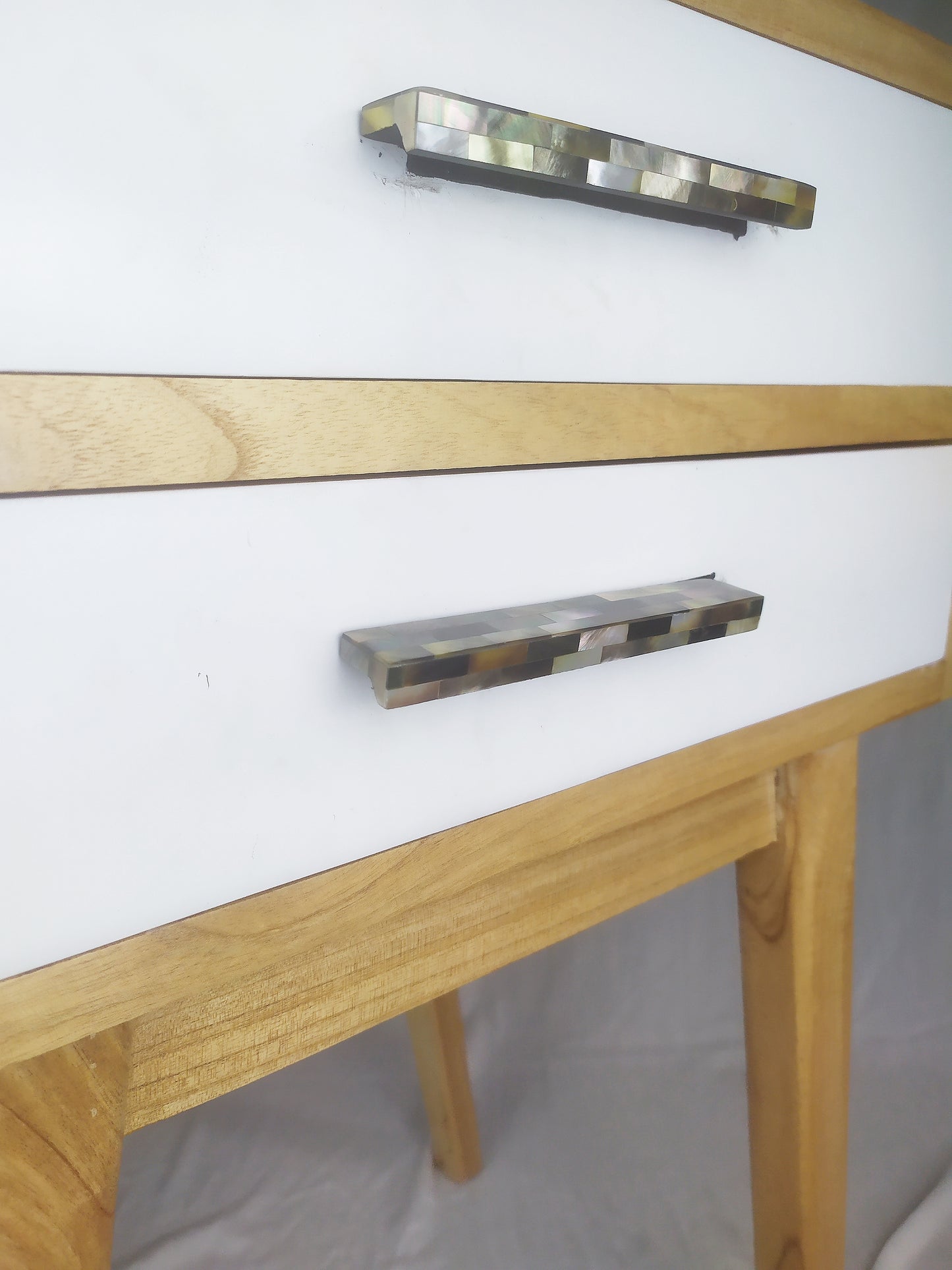 Mother of Pearl Streamline Pull - Streamline Pearl Cabinet Handle