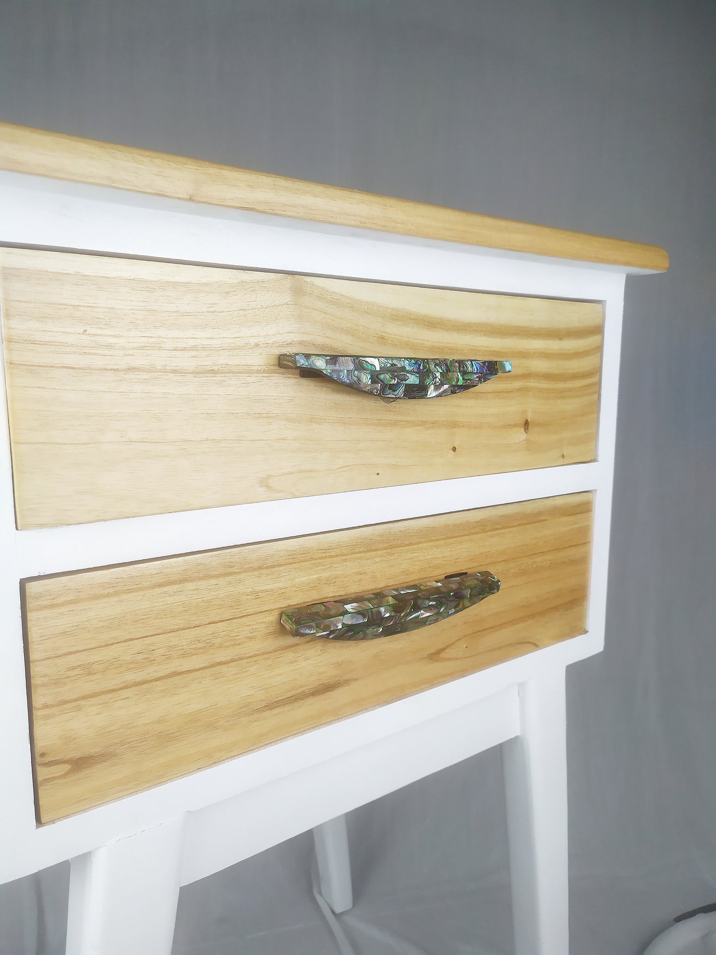 Abalone Luna Pull - Rare Pearl Cabinet Luna Handle