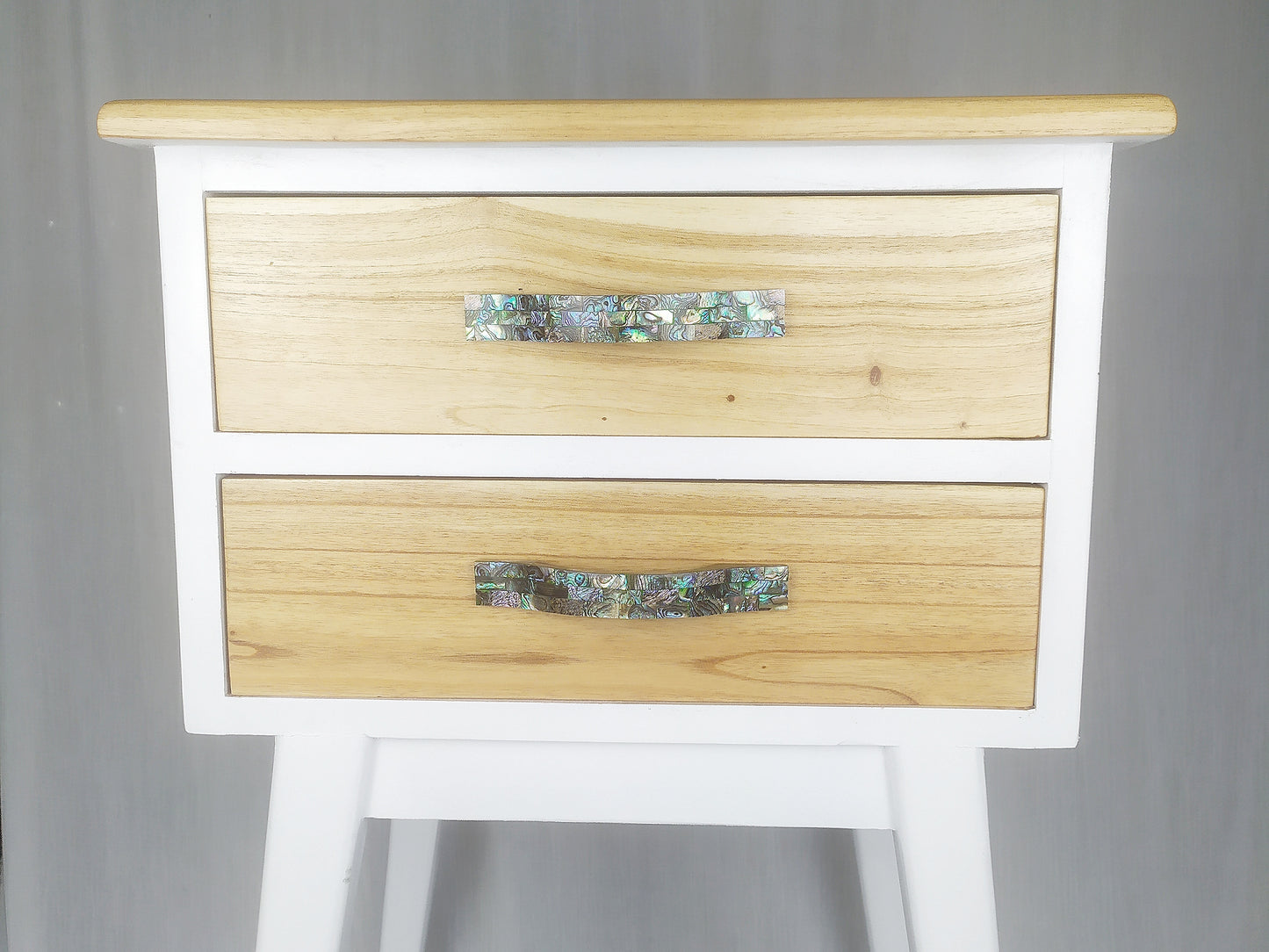 Abalone Bow Pull - Rare Pearl Cabinet Bridge Handle