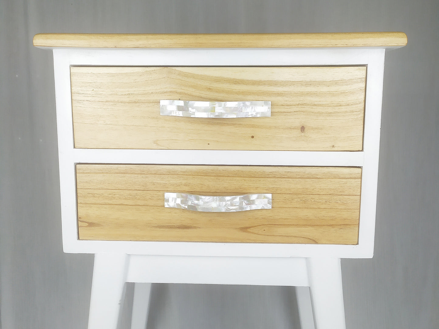 Mother of Pearl Bow Pull - Pearl Cabinet Bridge Handle