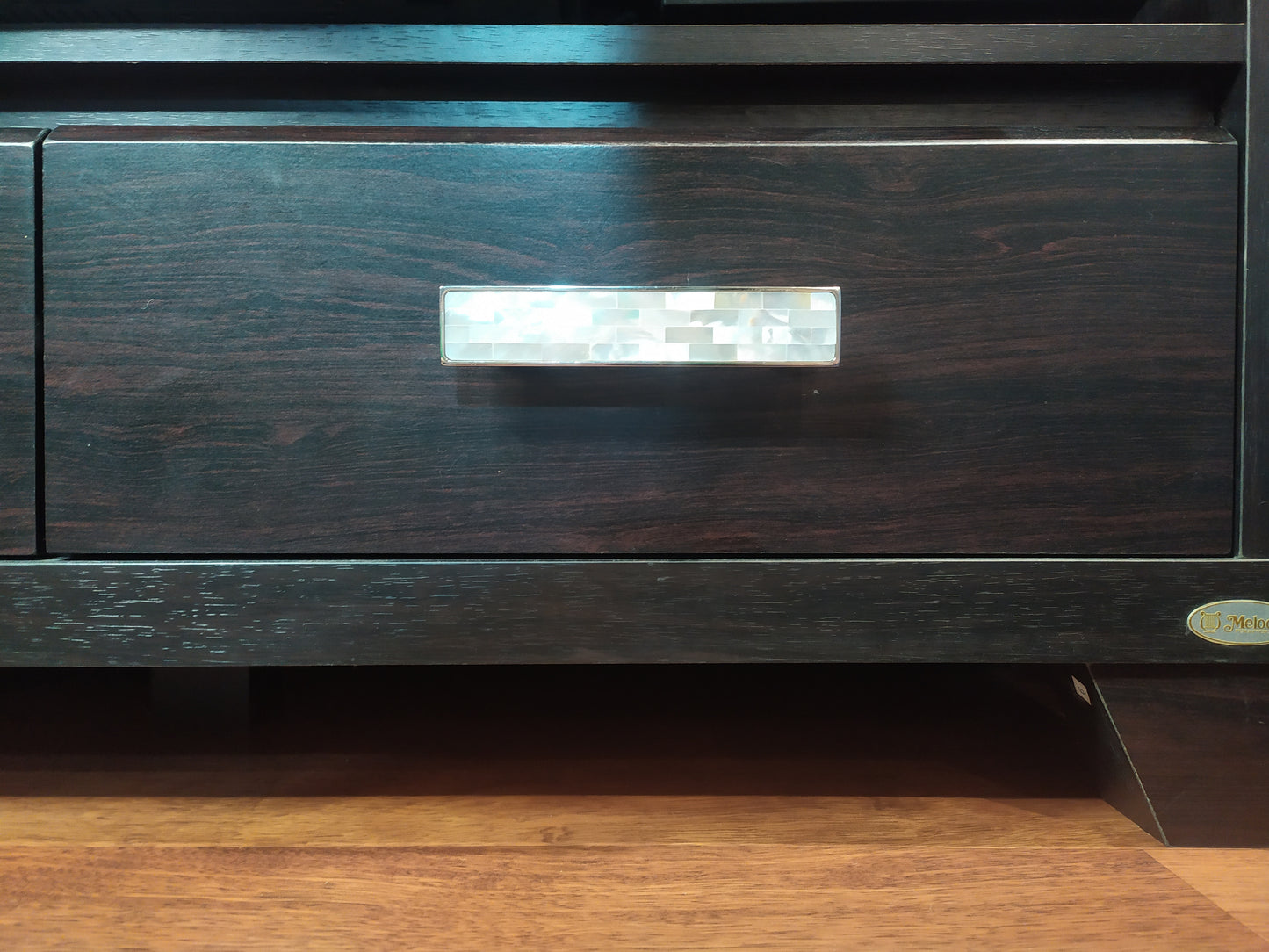 Inlaid Mother of Pearl Long Bar Pull - Pearl Cabinet Bar Handle
