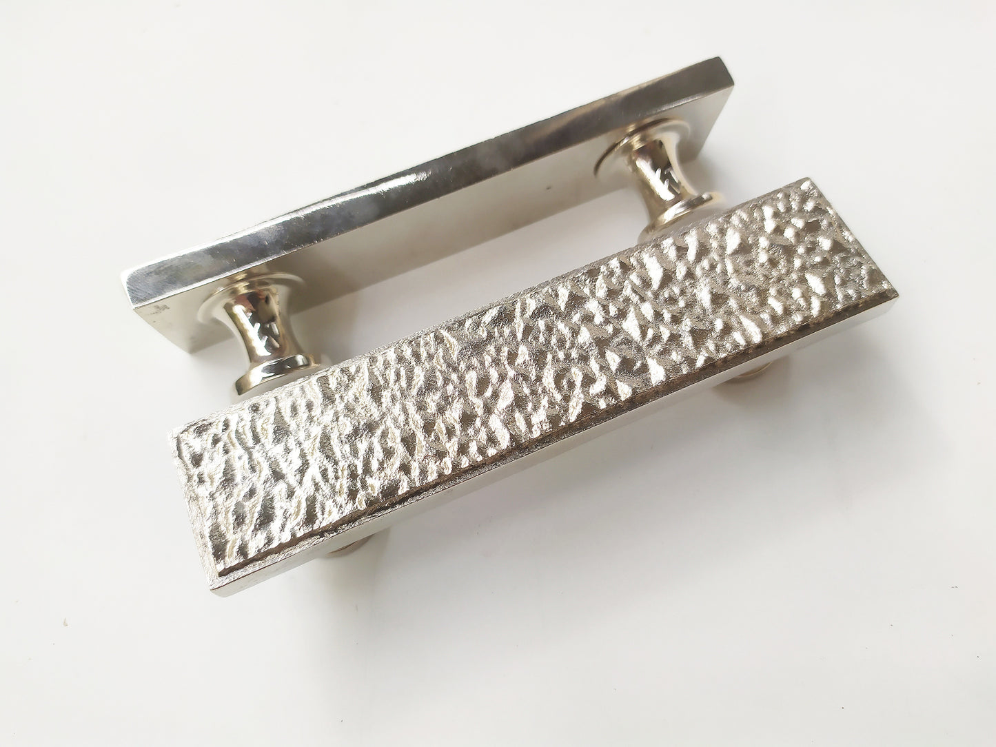 Scattered Diamond Long Bar Pull - Textured Metal Handle