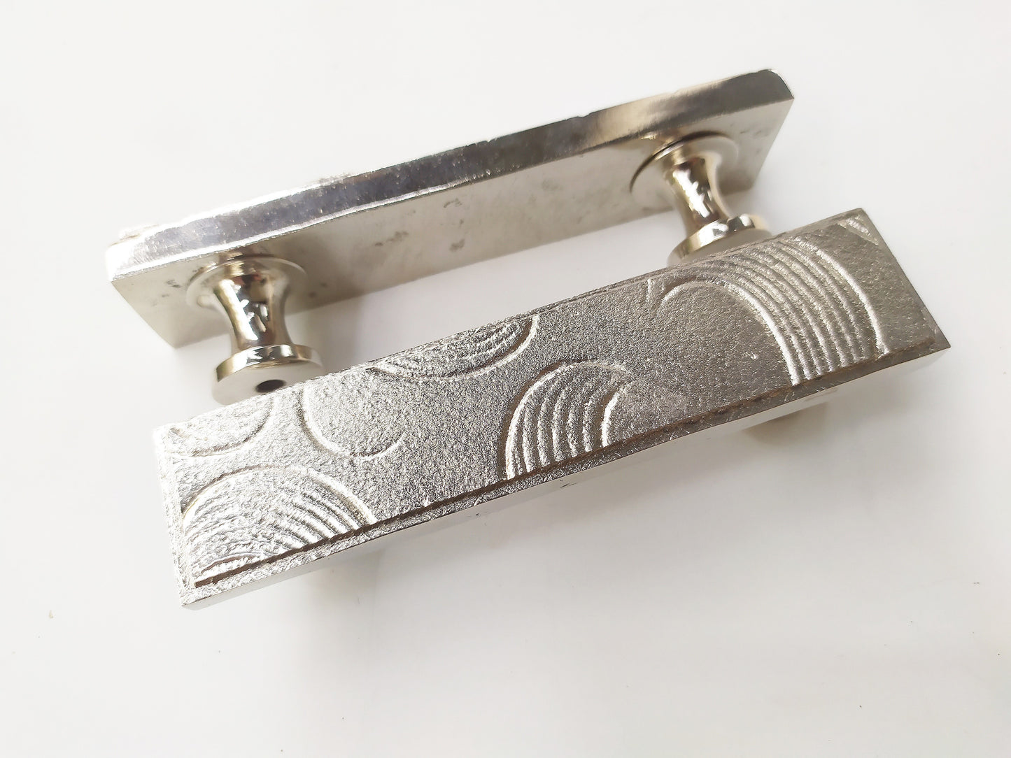 Leaf Sheet Long Bar Pull - Textured Metal Handle