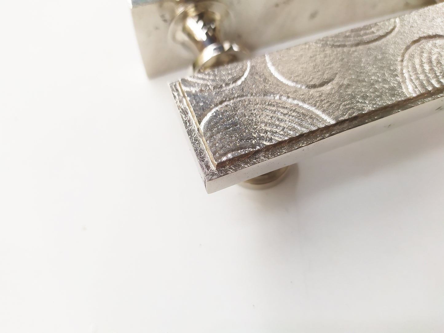 Leaf Sheet Long Bar Pull - Textured Metal Handle