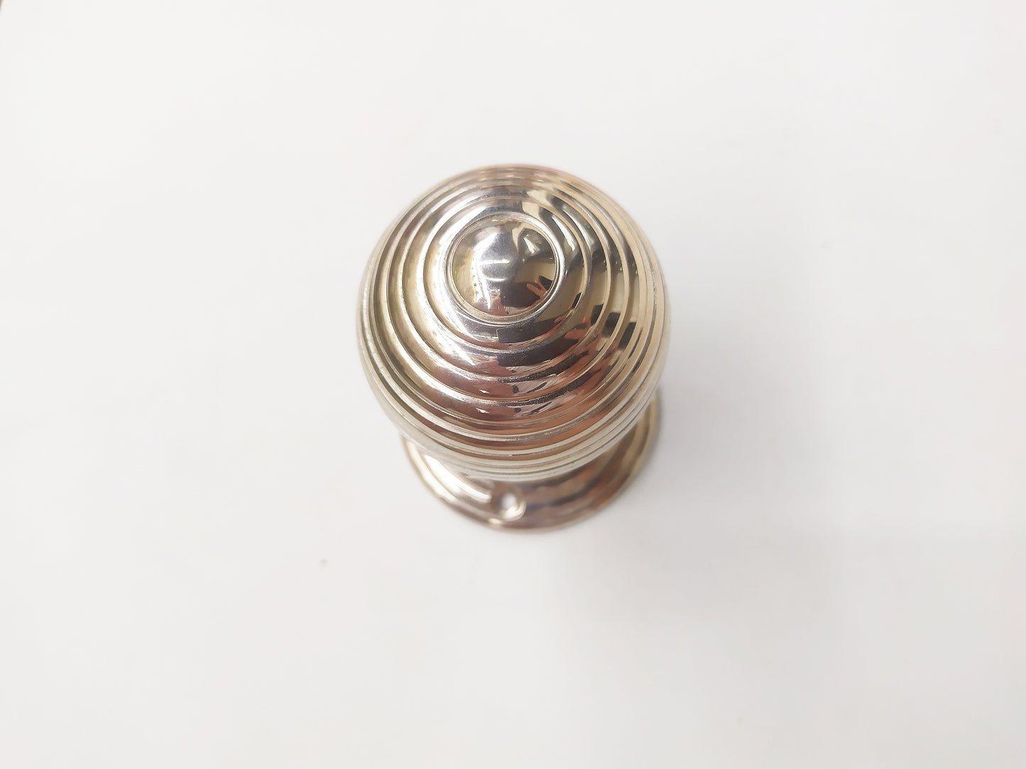 Beehive solid casted brass turning door in nickel plating