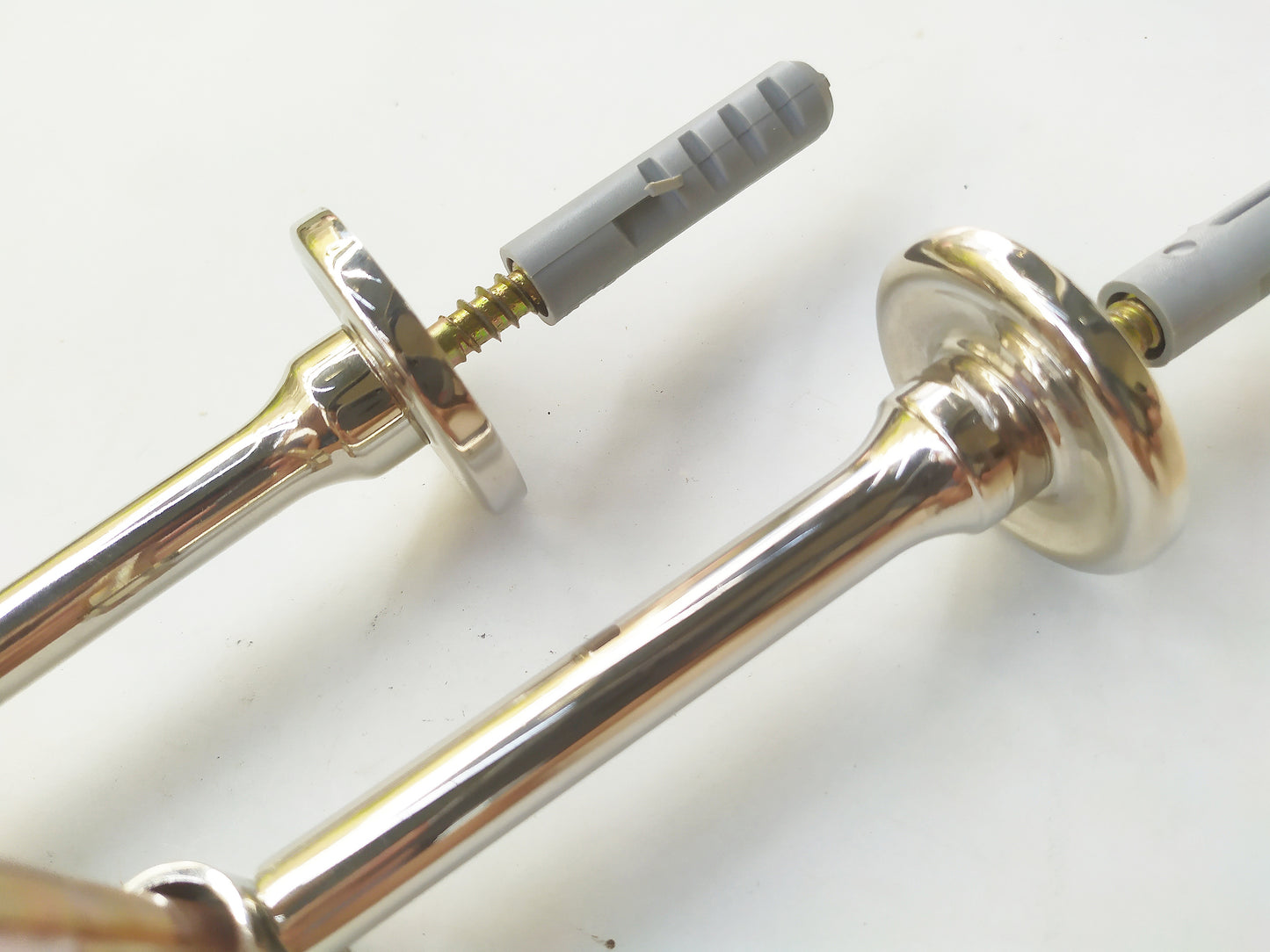 Inlaid Mother of Pearl Short Tube Holdback - Pearl Curtain Tieback