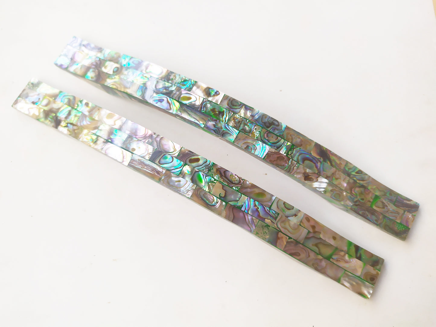 Abalone Bow Pull - Rare Pearl Cabinet Bridge Handle