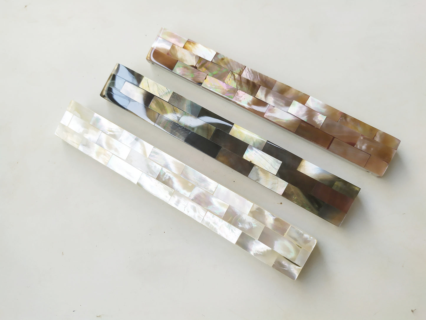 Mother of Pearl Streamline Pull - Streamline Pearl Cabinet Handle