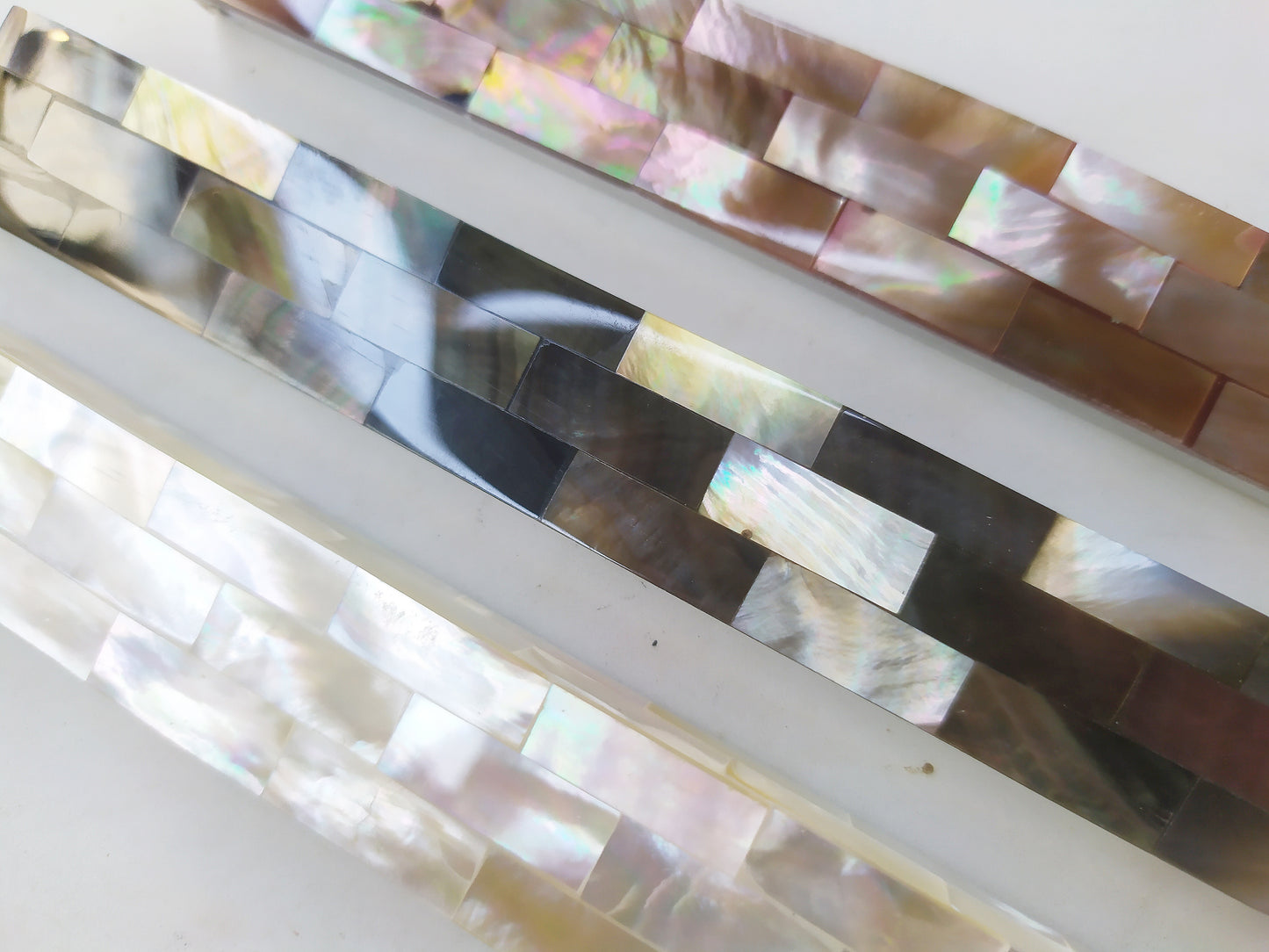Mother of Pearl Streamline Pull - Streamline Pearl Cabinet Handle