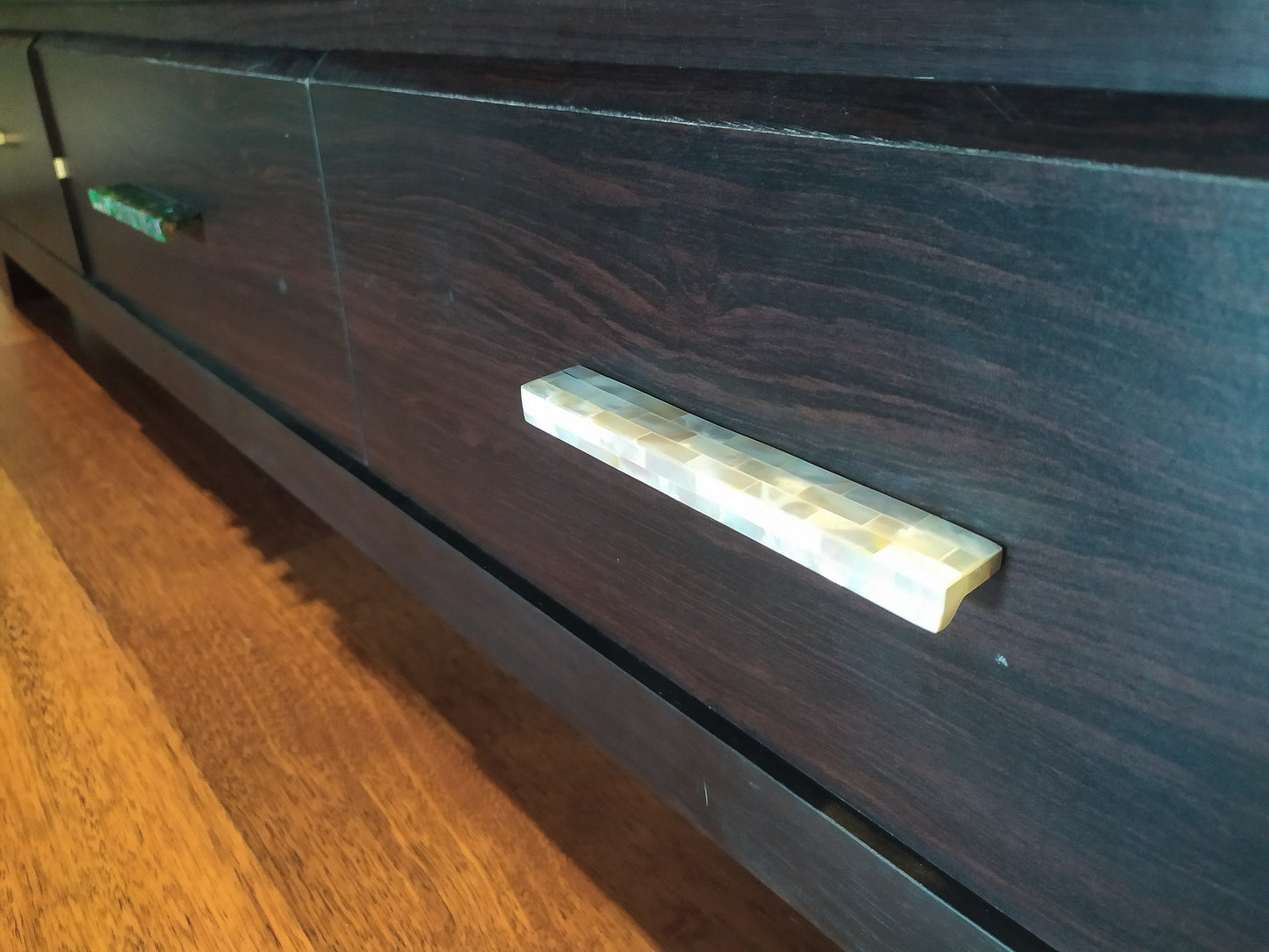 Mother of Pearl Streamline Pull - Streamline Pearl Cabinet Handle