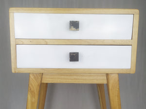 Petrified Wood Knob - Square Cabinet Knob , set of 2
