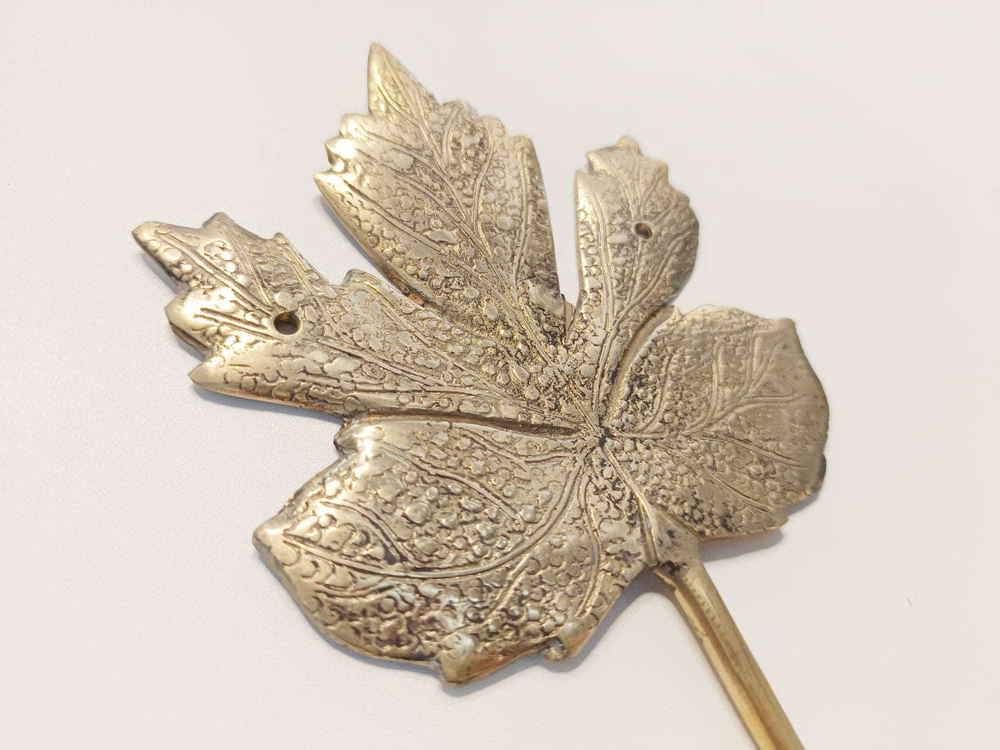 Maple leaf brass wall hook, antique brass tree leaf coat rack