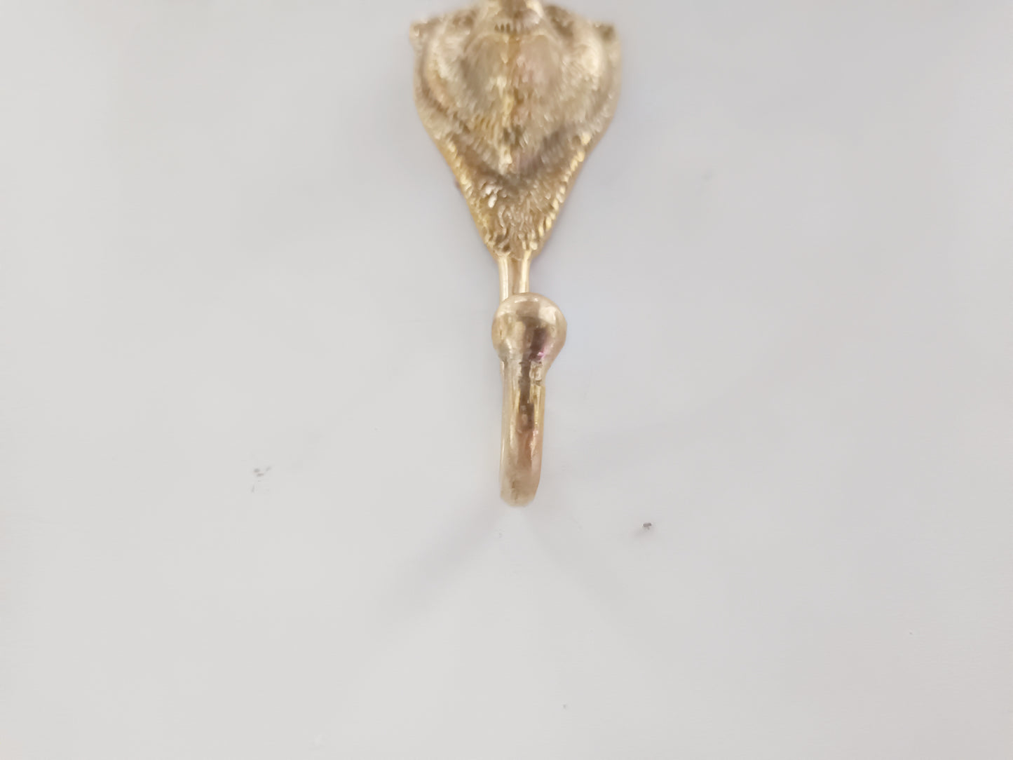 Bear brass wall hook, antique brass grizzly coat rack