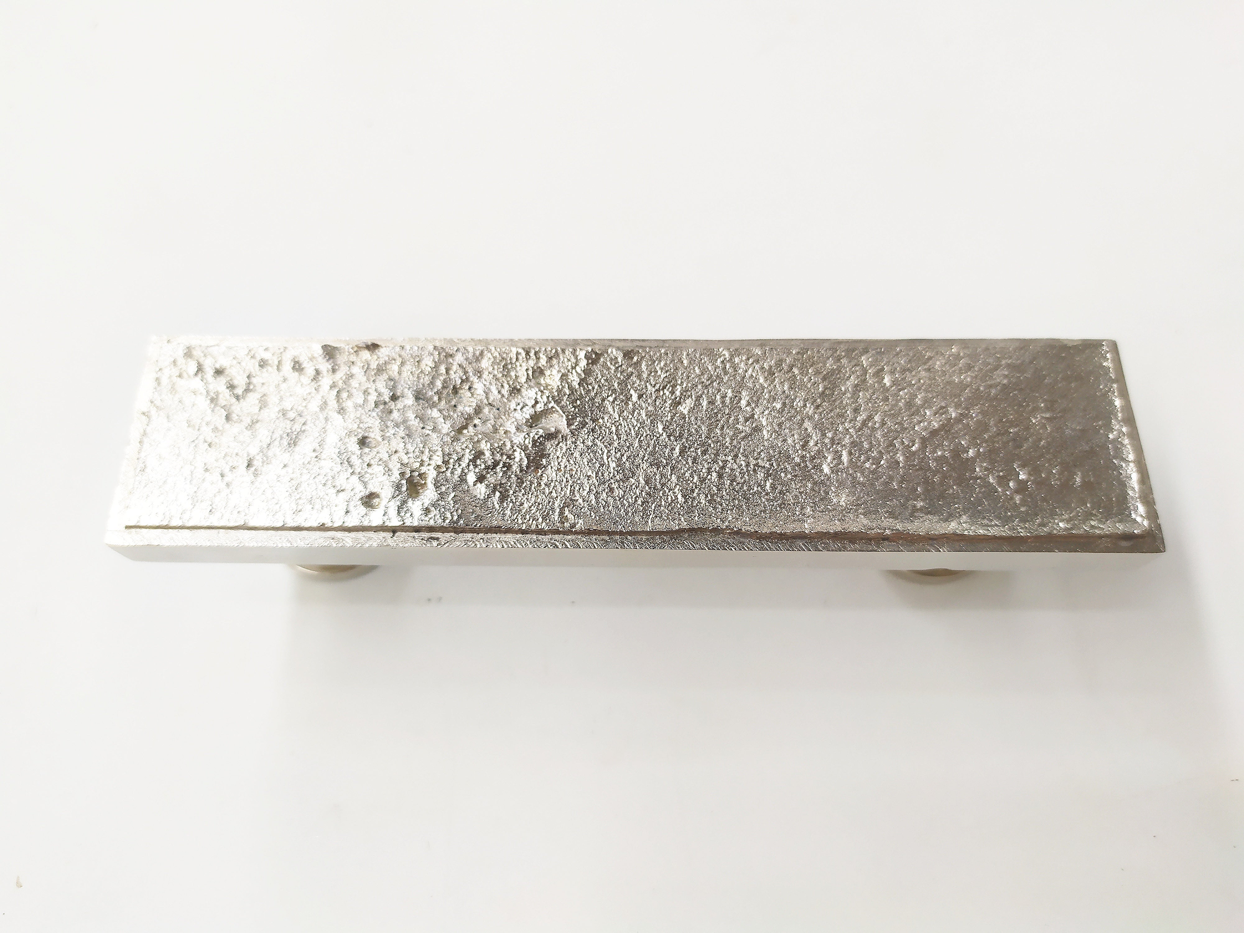 Metal with stingray texture handle pull in nickel plating