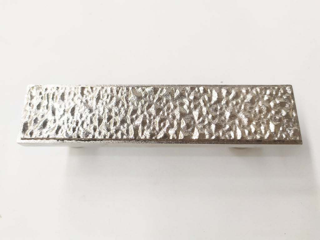 Metal with scattered diamond texture handle pull in nickel plating