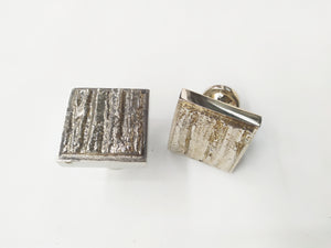 Woodburn metal casted knob in nickel plating
