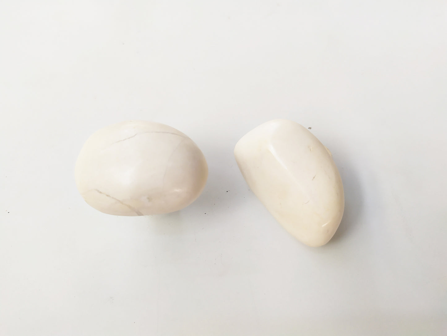 Natural sea stone knob - White river stone knob