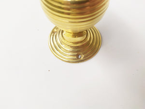 Beehive solid  casted brass turning door in brass plating , base part