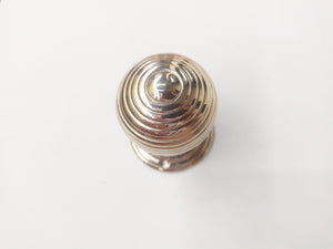 Beehive solid  casted brass turning door in nickel plating