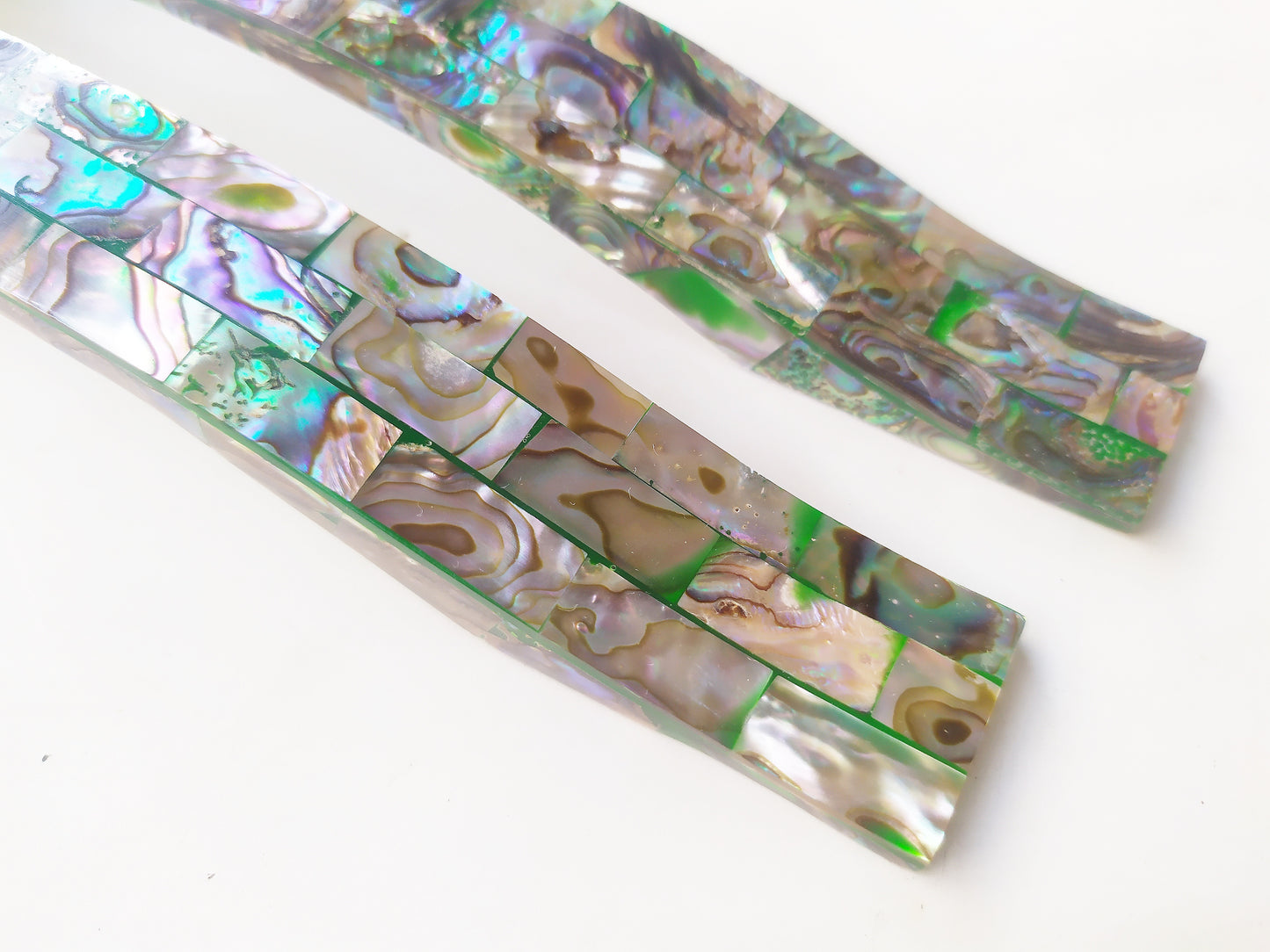 Abalone Bow Pull  - Rare Pearl Cabinet Bridge Handle